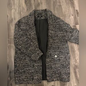 H&M oversized tweed coat